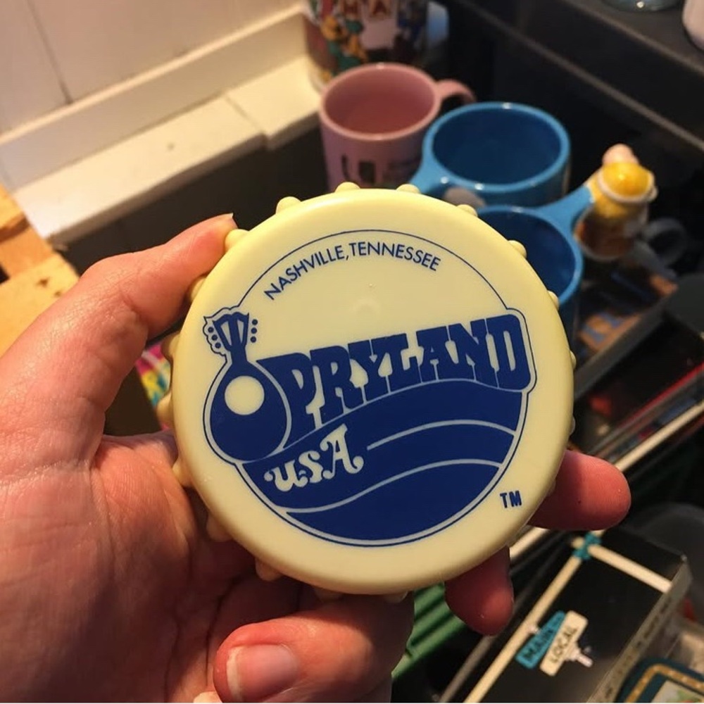 Vintage O P R Y L A N D bottle opener and magnet
